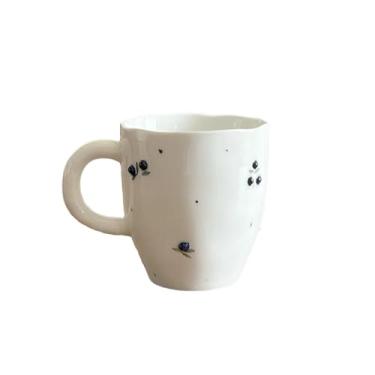 Imagem de Cereja cerâmica utensílios domésticos personalidade simples café da manhã sobremesa caneca-mirtilo