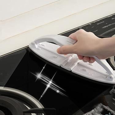 Imagem de Escova de Limpeza com Cabo Plegável para Cozinha Banheiro Pisos Azulejos Campainha Cooktop Rápida Espuma Ferramentas Doméstica