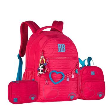 Imagem de Mochila Costas Lancheira Térmica Rebecca Bonbon Estojo Box