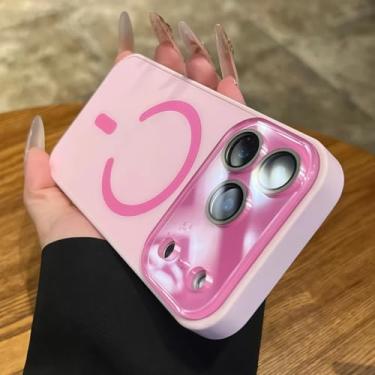 Imagem de Capa protetora de carregamento para iPhone Air 11 12 13 14 15 16 17 Pro Max (para iPhone 13 Pro Max/Rosa)