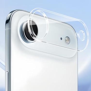 Imagem de Pacote com 3 protetores de lente de câmera de vidro temperado para iPhone 17/17 Air/17 Pro/17 Pro Max, mini capa completa 9H 3D para câmera de vidro, antiarranhões, compatível com capas