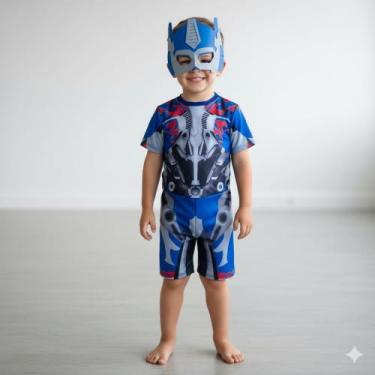 Imagem de Fantasia Roupa Infantil do Transformers Optimus Prime e Bumblebee, Opt