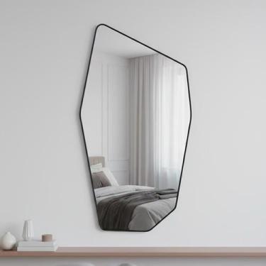Imagem de Espelho Orgânico Decorativo Grande Pinterest 60x110 Mod Moai - REI DOS