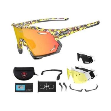 Imagem de Óculos De Sol Polarizados UV400 Para Ciclismo Masculino X-TIGER Sports