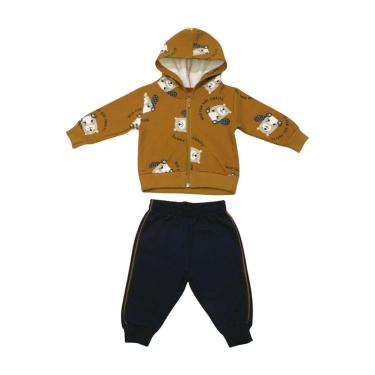 Imagem de Agasalho Infantil Estampa Castor com Capuz 1000815 - Kyly-Masculino