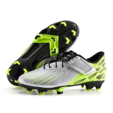 Imagem de PATPAT Chuteiras De Futebol Para Meninos E Meninas, Calçados Esportivos Ao Ar Livre, Treinamento Leve, Unissex, Infantil, Juvenil, Futsal, Grama Sintética Firme, Flexível, Durável, Confortável, Traç