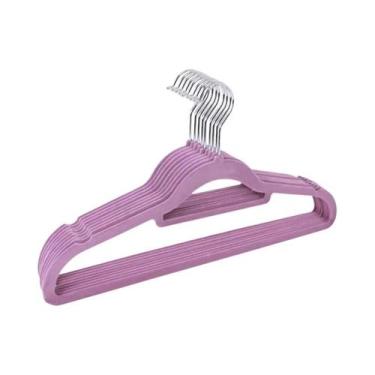 Imagem de Cabides De Veludo Antiderrapantes De Luxo Para Roupas, Casacos, Saias 