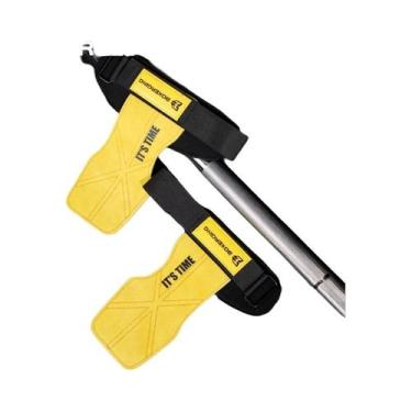 Imagem de Luvas De Academia Em Couro Antiderrapantes, Almofadas Para Levantament