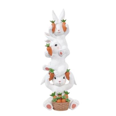 Imagem de Coelho de Pascoa Pastries Torre 3 peneiras 42,5x15x13cm 1099896  1Unid