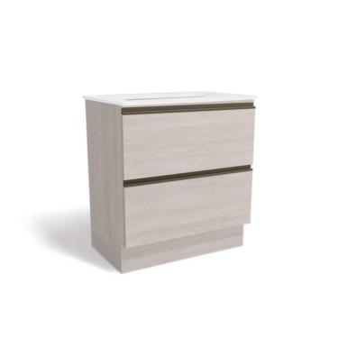 Imagem de Balcão De Cozinha Maxxi G755 P/ Cooktop 80cm Branco/branco - Kappesberg