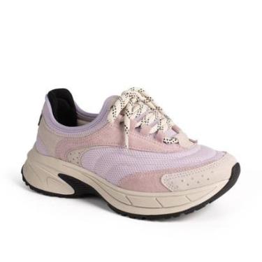 Imagem de Dad Sneaker Tanara Em Couro Feminino T9361-Feminino