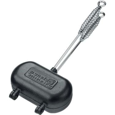 Imagem de Sanduicheira ferro 15,5×8,5×6cm alça espiral pão francês Panela Mineira