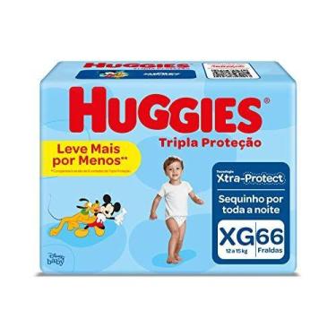 Imagem de Fralda Huggies Tripla Proteção XG 66 Unidades, XG, 66
