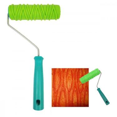 Imagem de Rolo Para Textura Compel 16Cm Emborrachado Napoli - PINCEIS COMPEL