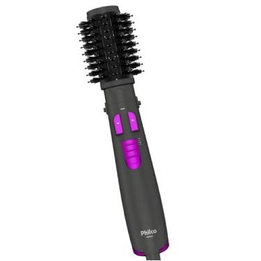 Imagem de Escova Rotativa Philco Profissional 1300w Ions Tourmaline Secadora Ali
