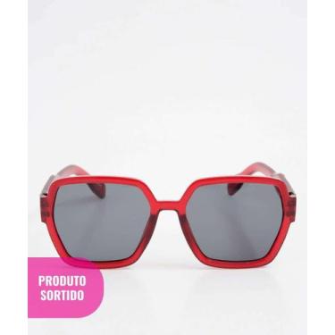 Imagem de Óculos Sortido De Sol Feminino Quadrado Marisa-83822, UN, Sortido