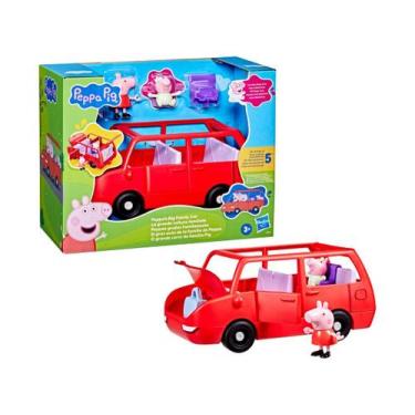 Imagem de Figura Peppa Pig com Carro Família Pig - Hasbro, Peppa Pig