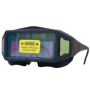 Imagem de Óculos Preto de Proteção Automático para Solda Lynus