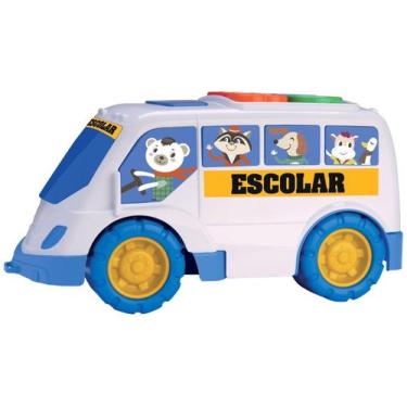 Imagem de Ônibus Escolar Didatico Tchuco Baby - Samba Toys
