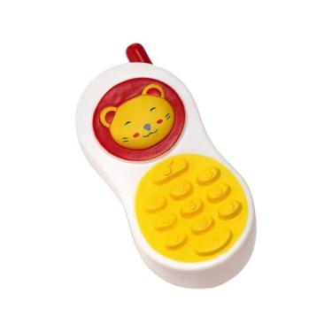 Imagem de Brinquedo Mordedor Celular De Vinil - Estrela Baby, Branco, Gatinho