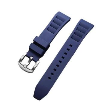 Imagem de Pulseira De Borracha Impermeável Para Relógio Seiko 20mm 22mm Com Libe