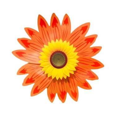 Imagem de Catavento Decorativo Giratório De Jardim Com Estaca Para Gramado Em Fo