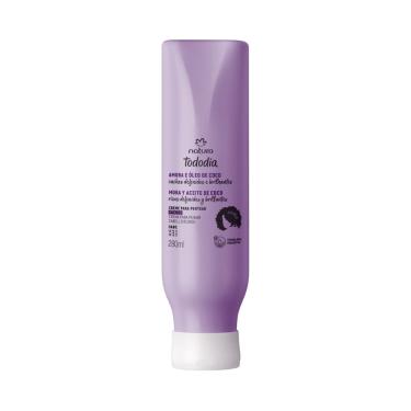 Imagem de Creme Para Pentear Cachos Tododia Amora E óleo De Coco 280 Ml Natura