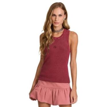 Imagem de Regata John John Justa Irina Vinho Feminina-Feminino