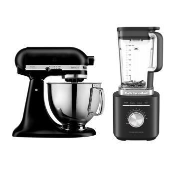 Imagem de Combo Liquidificador Pure Power 2 L - Black Matte E Batedeira Stand Mixer Artisan - Bla...