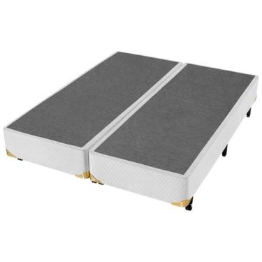 Imagem de Base Cama Box Queen Americanflex Bipartida 25x158x198cm Seis Estrelas,