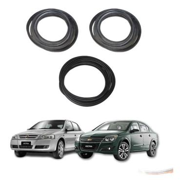 Imagem de Kit Borrachas de Vedação para Portas e Porta-malas Astra Vectra Após 95 Compatível com...
