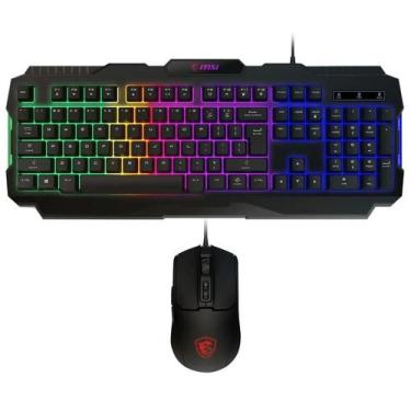 Imagem de Kit Teclado + Mouse Gamer MSI Forge GK100 Combo (Ingles)