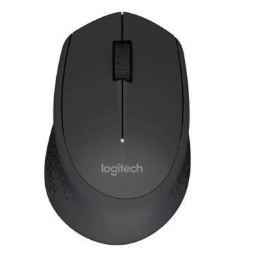 Imagem de Mouse sem Fio Logitech M280 Wireless 1000 DPI Ergonômico Preto