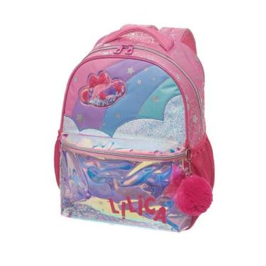 Imagem de Mochila Costas Lilica Ripilica Holográfica Escolar Passeio - Pacific, 