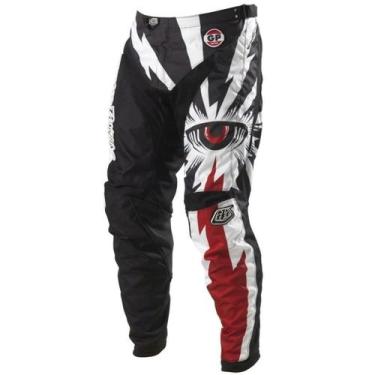 Imagem de Calça Motocross Off Road Troy Lee Cyclops, Preto, Vermelho, 38