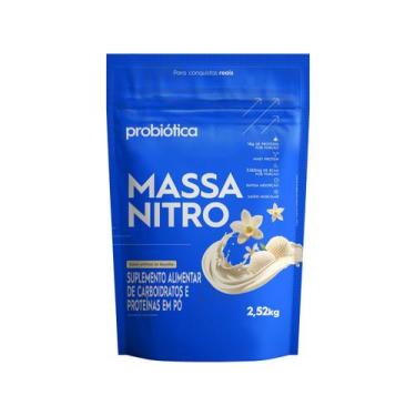 Imagem de Hipercalórico Probiótica Massa Nitro Baunilha - em Pó 2,52kg, 1, 2,52k