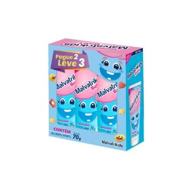 Imagem de Kit Gel Dental Malvatrikids Tutti-frutti 0+ meses 70g