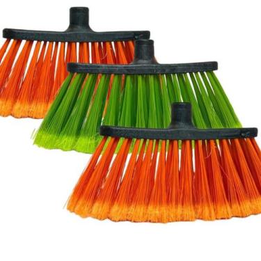 Imagem de Kit 3 Vassoura Floreada - Ecopolymer