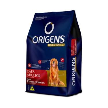 Imagem de Ração Origens Cães Adultos sabor Carne e Cereais 15 Kg