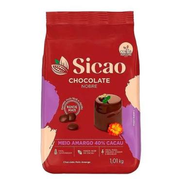 Imagem de CHOCOLATE GOTAS SICAO NOBRE 1,01Kg BARRY CALLEBAUT MEIO AMARGO