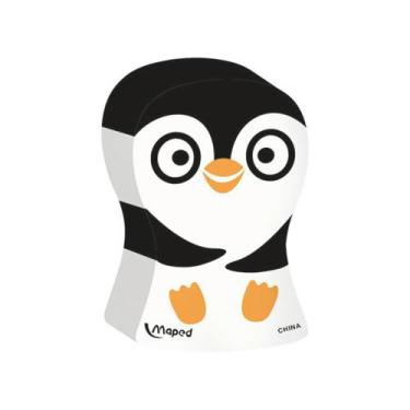 Imagem de Borracha Escolar Shakky Bichinhos Fofos - MAPED, PINGUIM