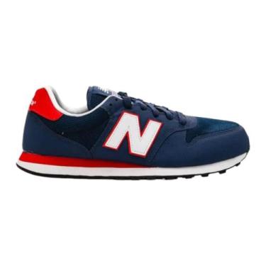 Imagem de Tênis New Balance  Casual Masculino Marinho-Vermelho, Marinho, Vermelh