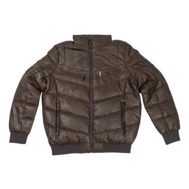Imagem de Jaqueta Puffer Masculina Bobojaco material sintético Bomber ED-7887 - 
