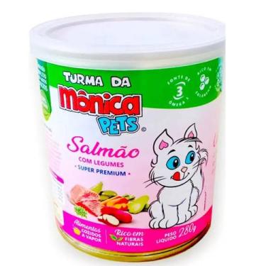Imagem de Ração Úmida Turma da Mônica Pets para Gatos Sabor Salmão com Legumes 2