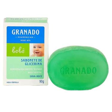 Imagem de Sabonete Glicerinado Granado Erva Doce 90g para Bebês