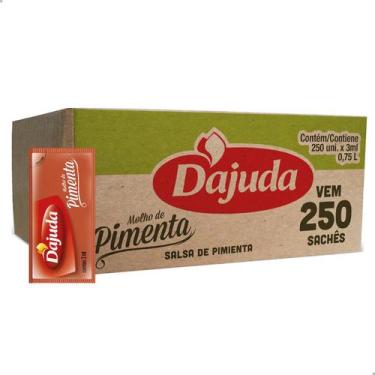 Imagem de Molho de Pimenta Caseiro em Sachê Caixa Com 250 Unidades 3ml Sem Gluté