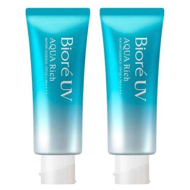 Imagem de Bioré Uv Aqua Rich Watery Essence Kit com Dois Protetores Solares FPS5