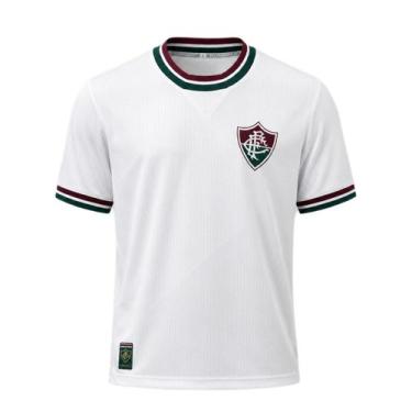 Imagem de Camisa Fluminense Tradição Tricolor Premium Branco - Masculino Tamanho
