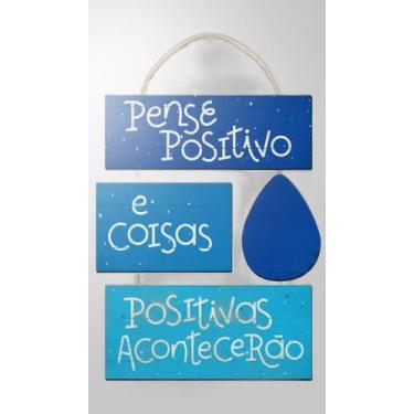 Imagem de Placa Decorativa MDF 26x40cm Frase Motivacional Ótica - Congratulation