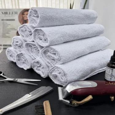 Imagem de Kit 09 Unidades - Toalha de Rosto KazzaVip Felpuda 100% Algodão Linha 